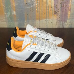 Adidas Grand Court Alpha White Flash Orange GX8165  Women’s Sneaker 6